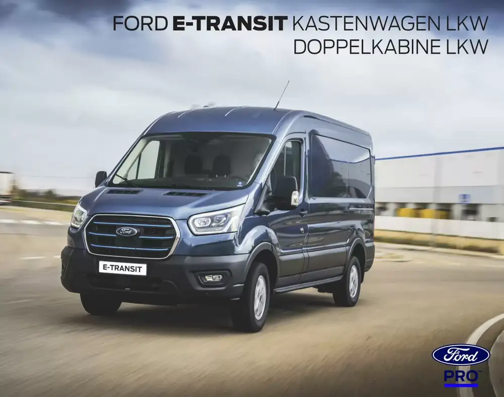 Ford E Transit Prospekt ab 07 09 2023 zum Blättern Prospekt Expert