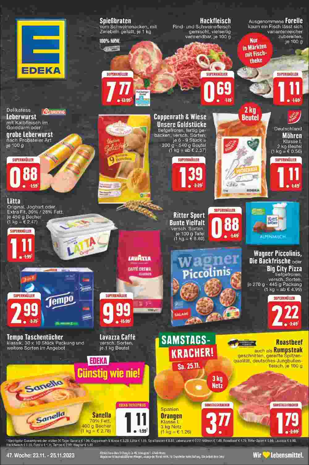 Edeka Prospekt Ab Zum Bl Ttern Prospekt Der Woche