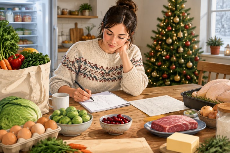 Your Christmas food shopping checklist: plan without overbuying
