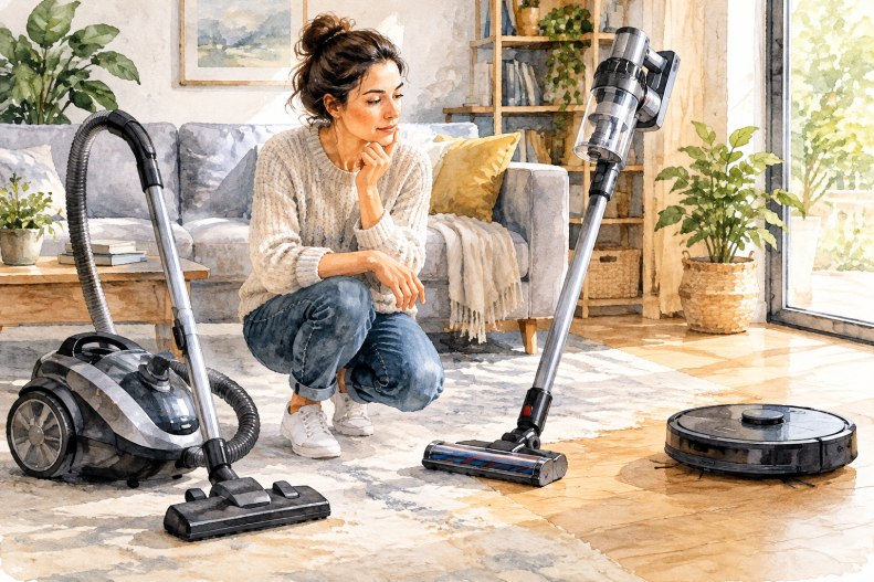 Come scegliere un aspirapolvere per la casa: pavimenti, peso e manutenzione