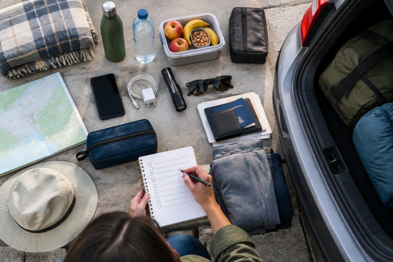 Cosa tenere in auto per un viaggio senza comprare accessori inutili