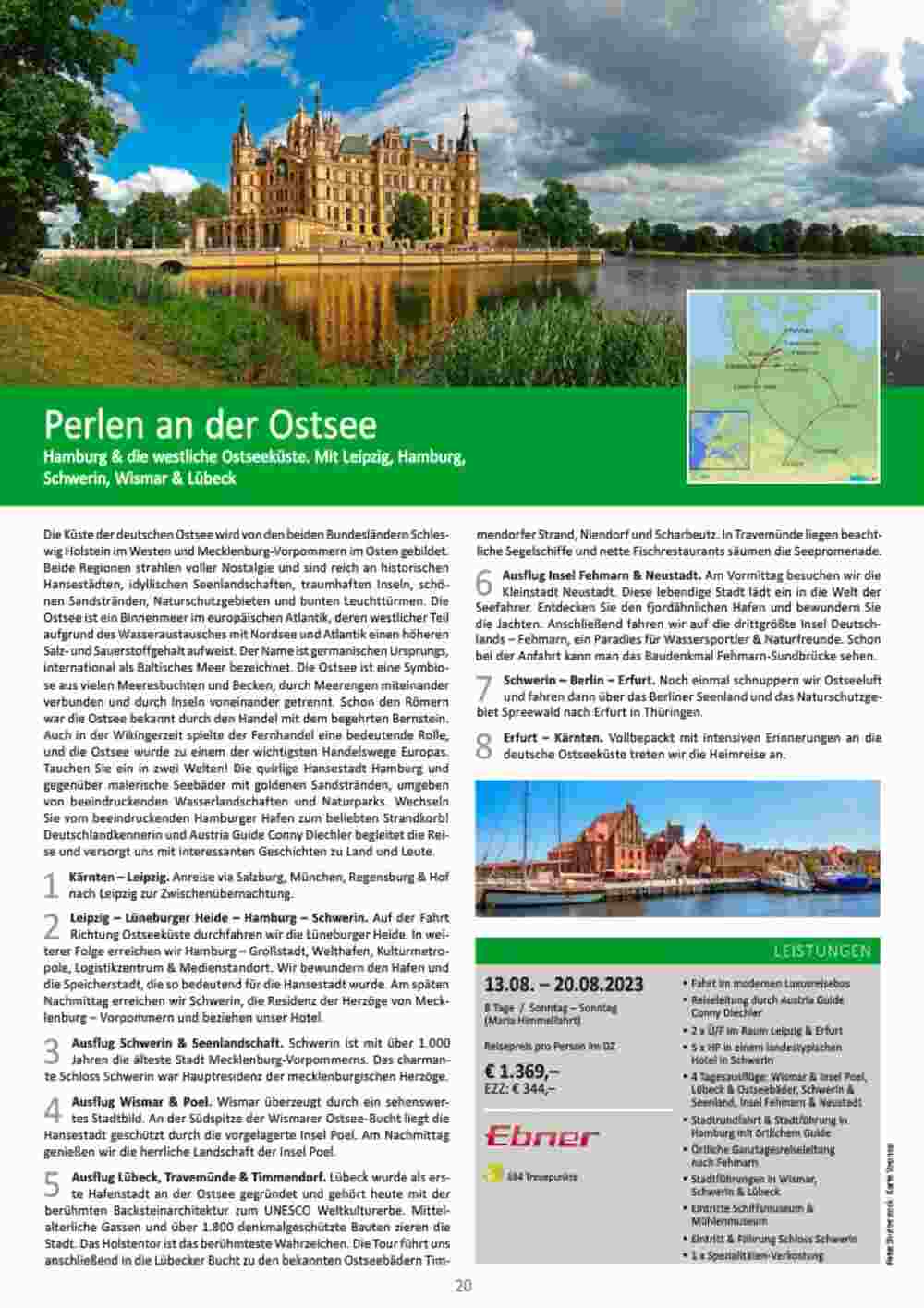 Bacher Reisen Flugblatt (ab 01.06.2023) - Angebote und Prospekt - Seite 20