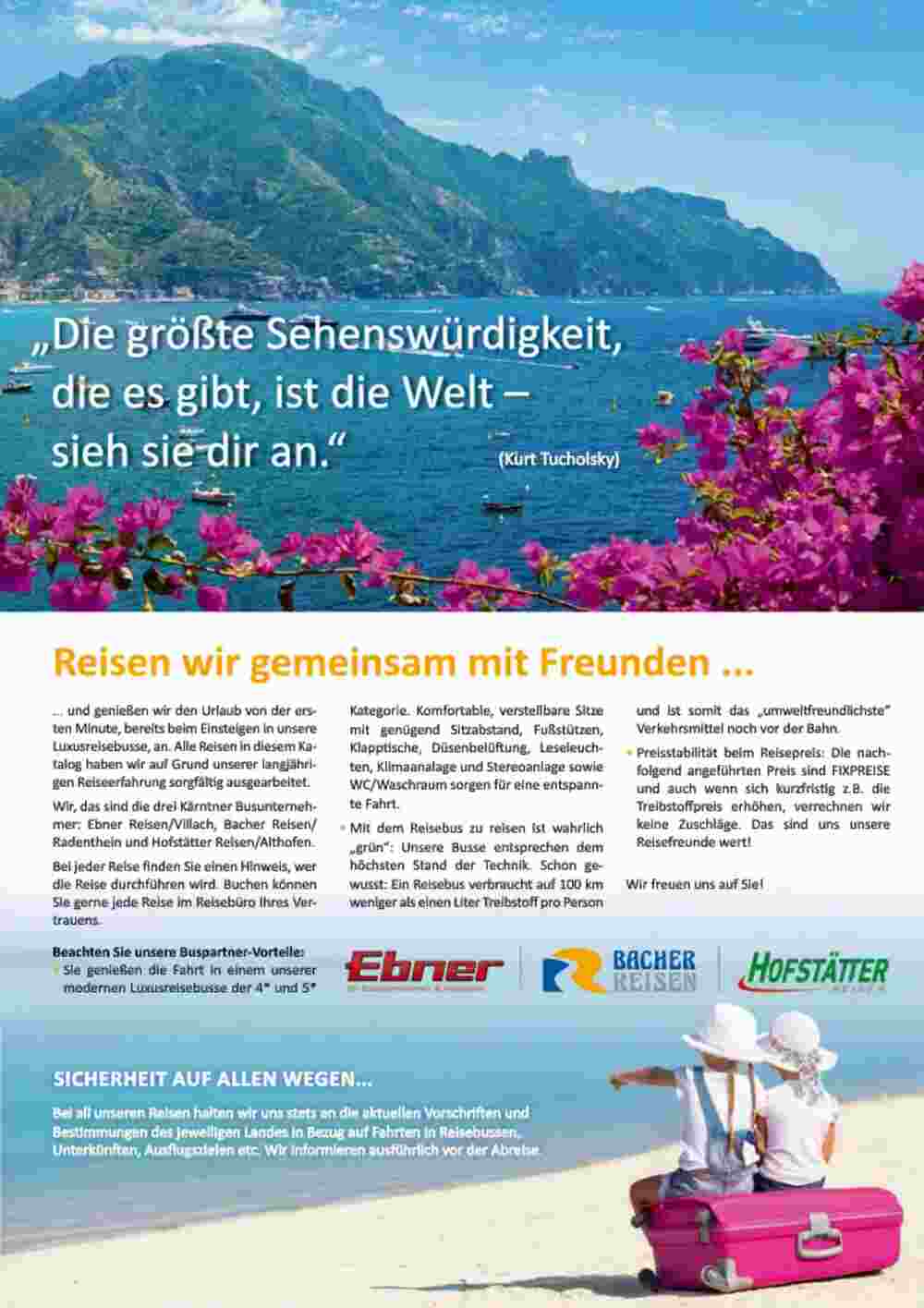 Bacher Reisen Flugblatt (ab 01.06.2023) - Angebote und Prospekt - Seite 3