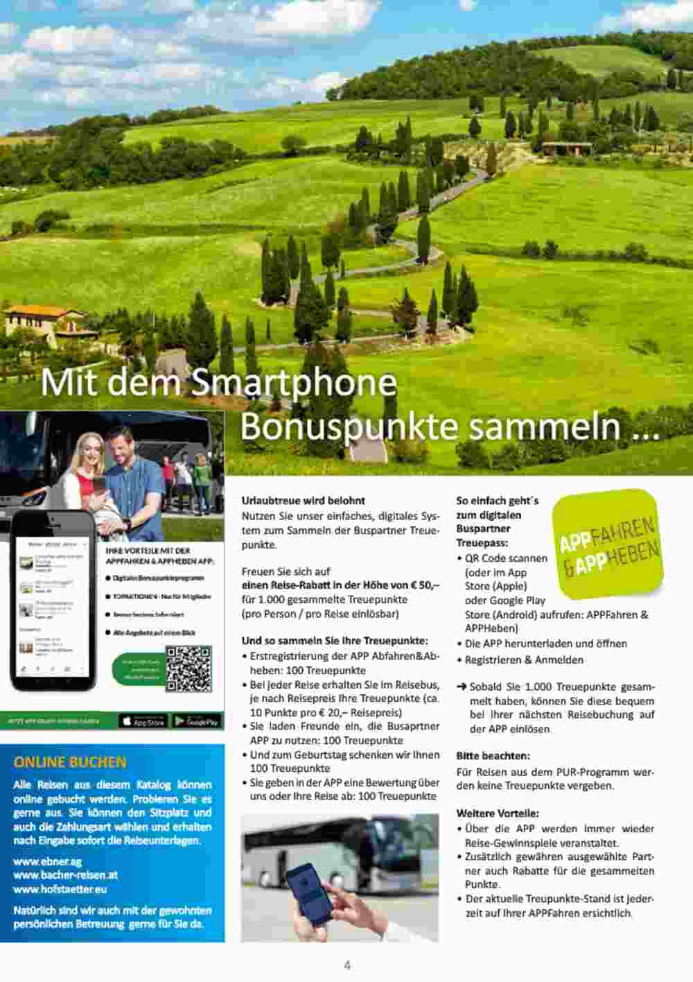 Bacher Reisen Flugblatt (ab 01.06.2023) - Angebote und Prospekt - Seite 4