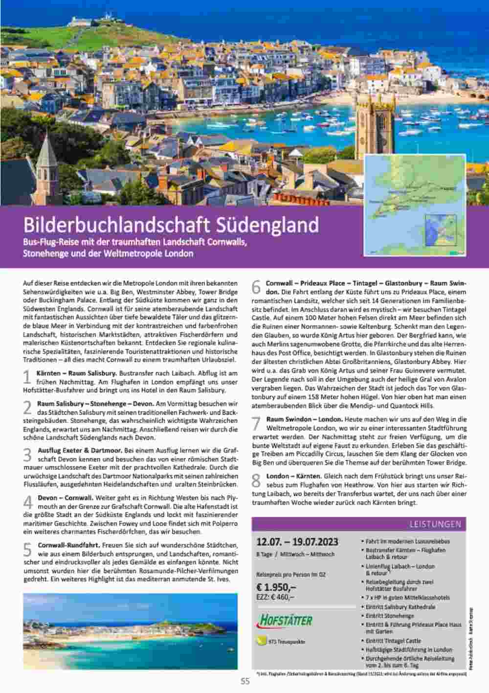 Bacher Reisen Flugblatt (ab 01.06.2023) - Angebote und Prospekt - Seite 55