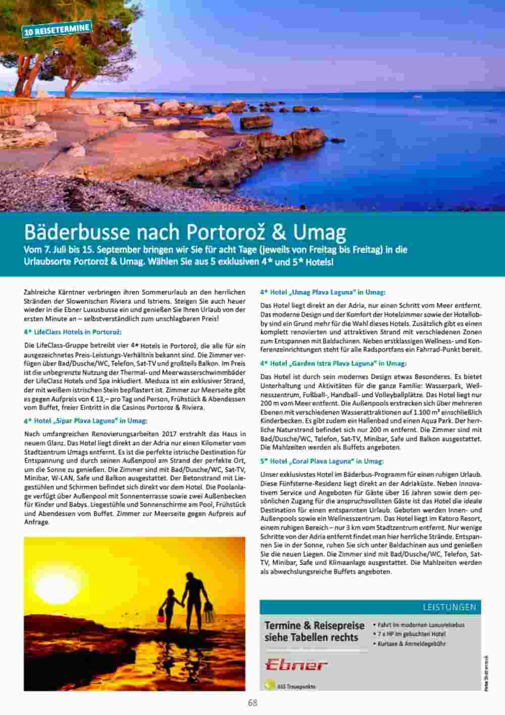 Bacher Reisen Flugblatt (ab 01.06.2023) - Angebote und Prospekt - Seite 68