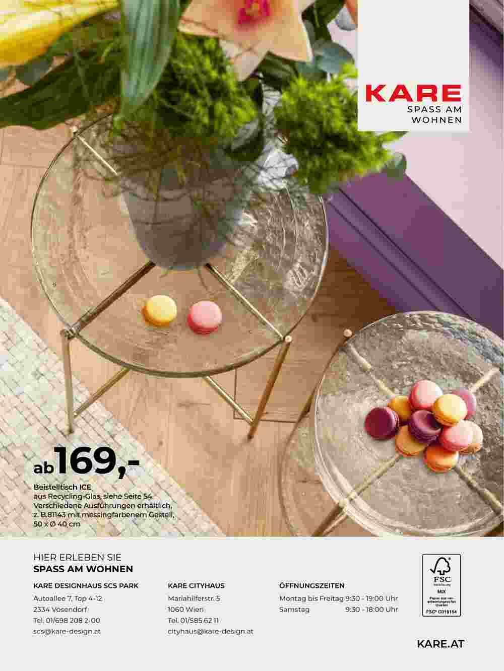 Kare Design Flugblatt (ab 08.06.2023) - Angebote und Prospekt - Seite 132