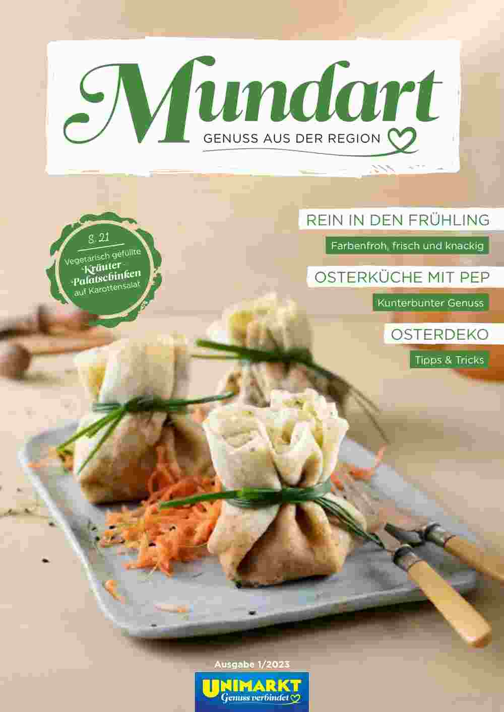 Unimarkt Flugblatt (ab 22.06.2023) - Angebote und Prospekt - Seite 1