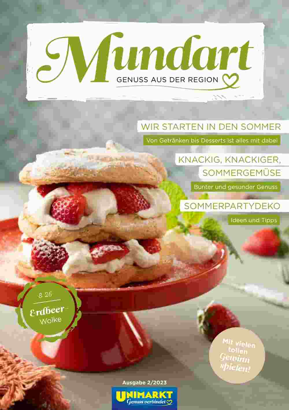 Unimarkt Flugblatt (ab 22.06.2023) - Angebote und Prospekt - Seite 1