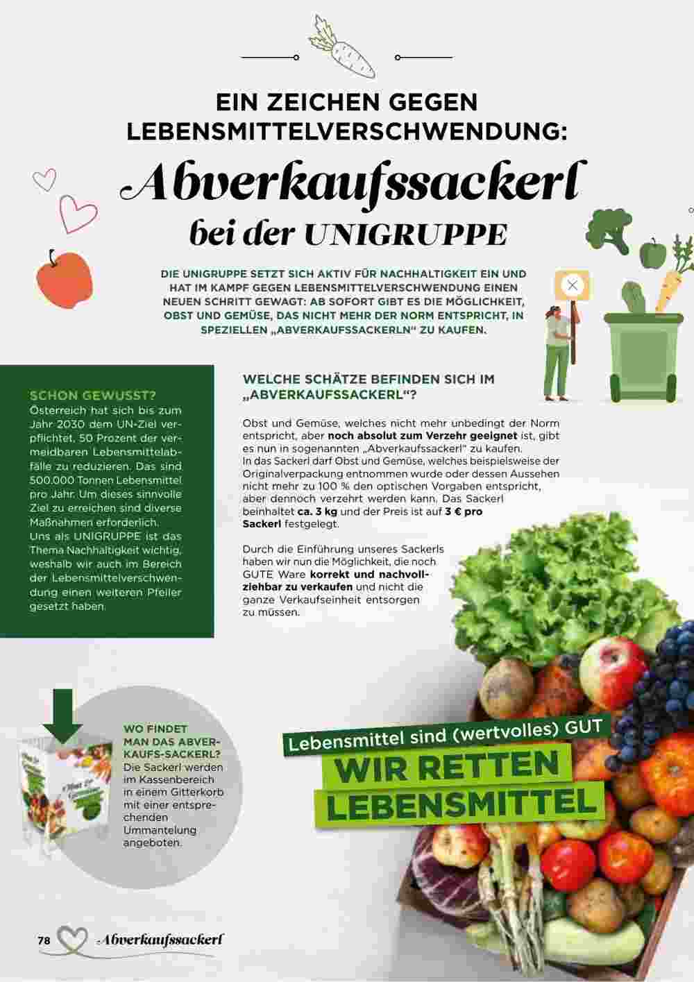 Unimarkt Flugblatt (ab 22.06.2023) - Angebote und Prospekt - Seite 78