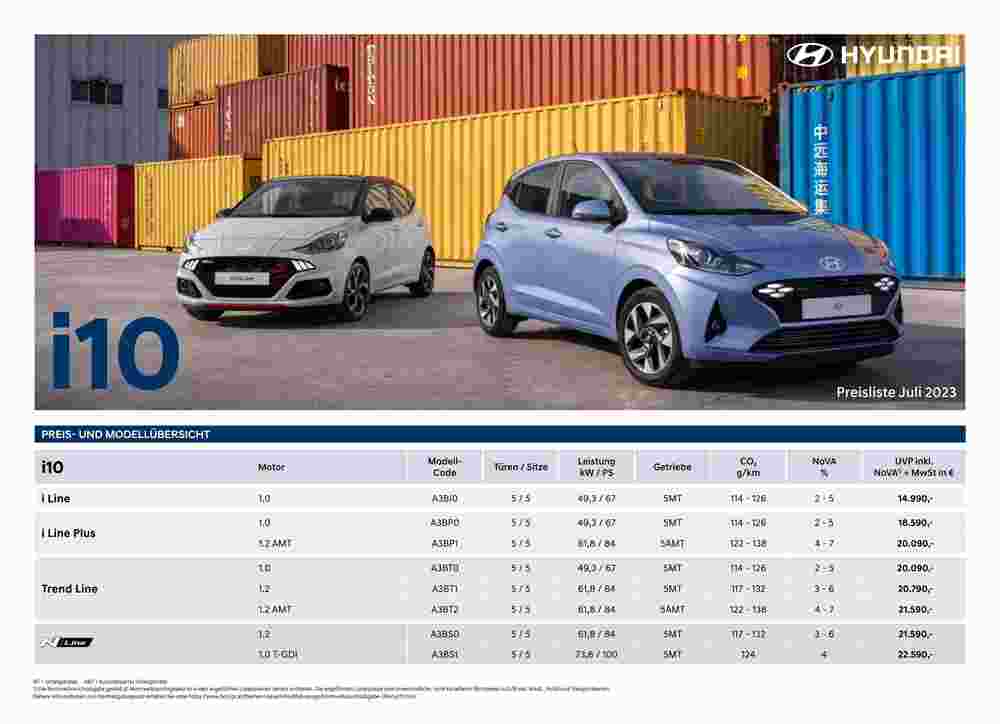 Hyundai Flugblatt (ab 11.07.2023) - Angebote und Prospekt - Seite 1