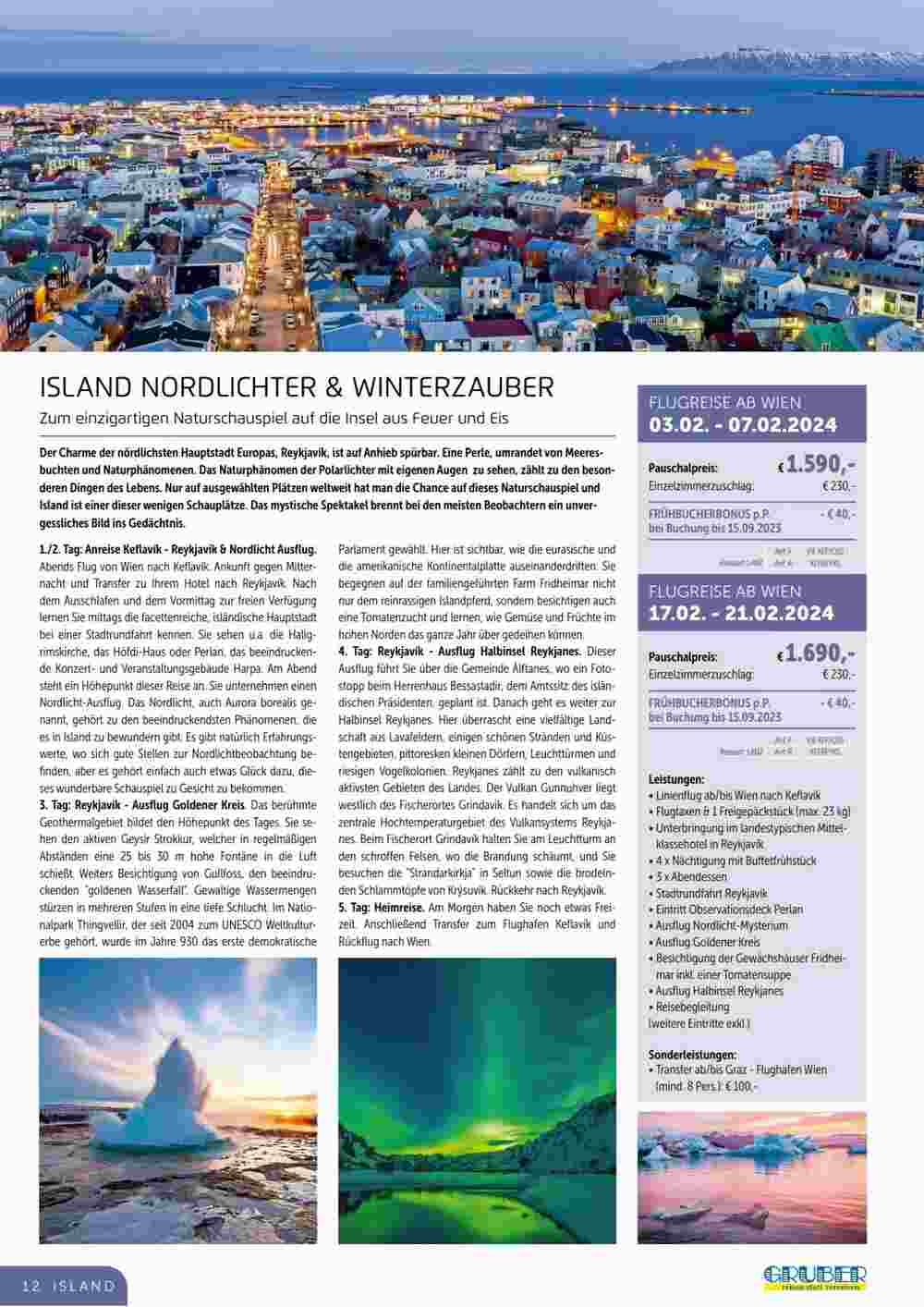 Gruber Reisen Flugblatt (ab 28.07.2023) - Angebote und Prospekt - Seite 12