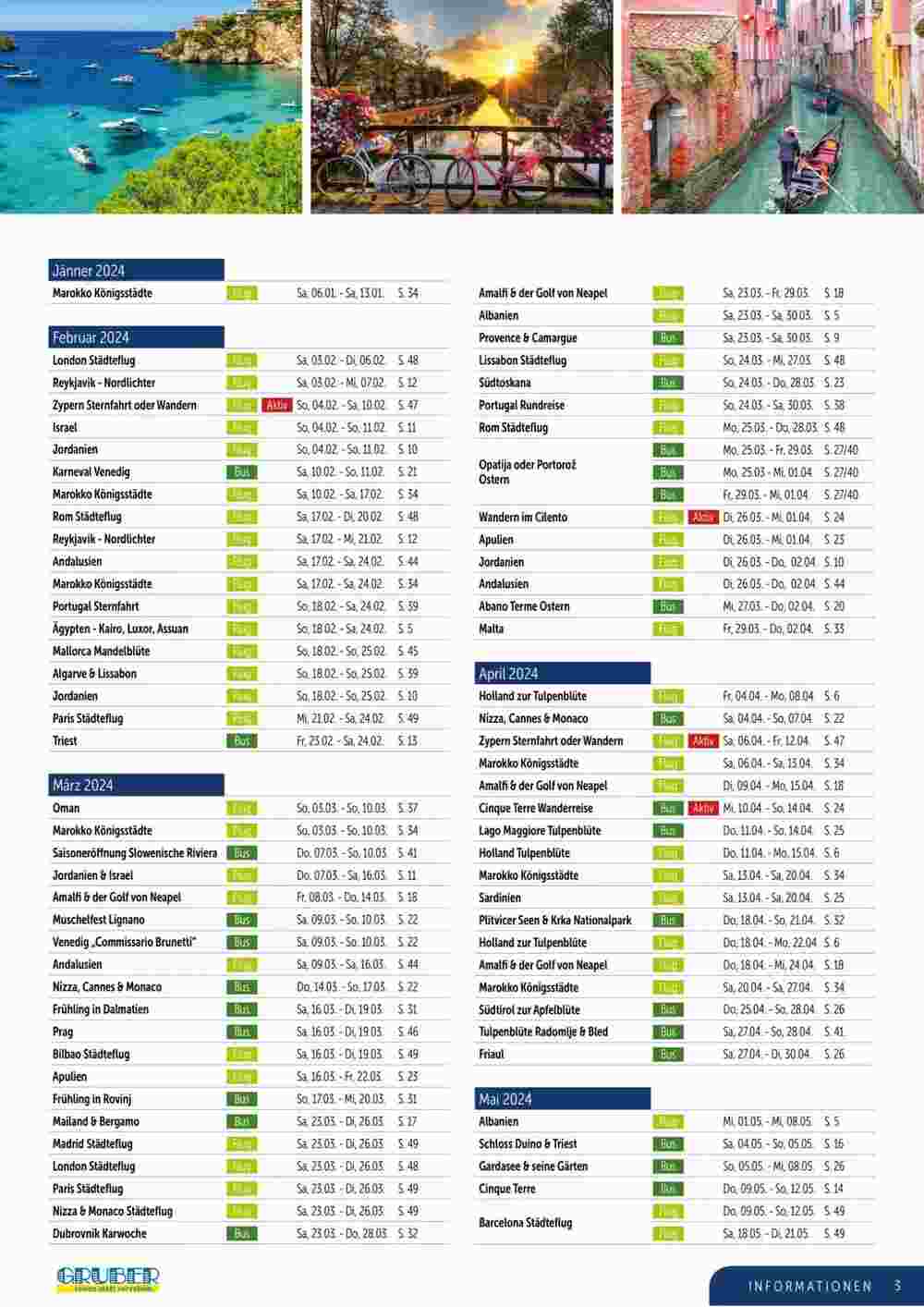 Gruber Reisen Flugblatt (ab 28.07.2023) - Angebote und Prospekt - Seite 3