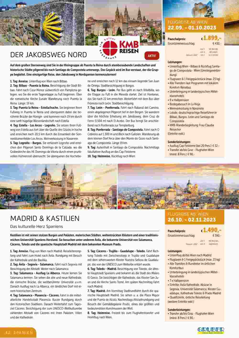 Gruber Reisen Flugblatt (ab 28.07.2023) - Angebote und Prospekt - Seite 42