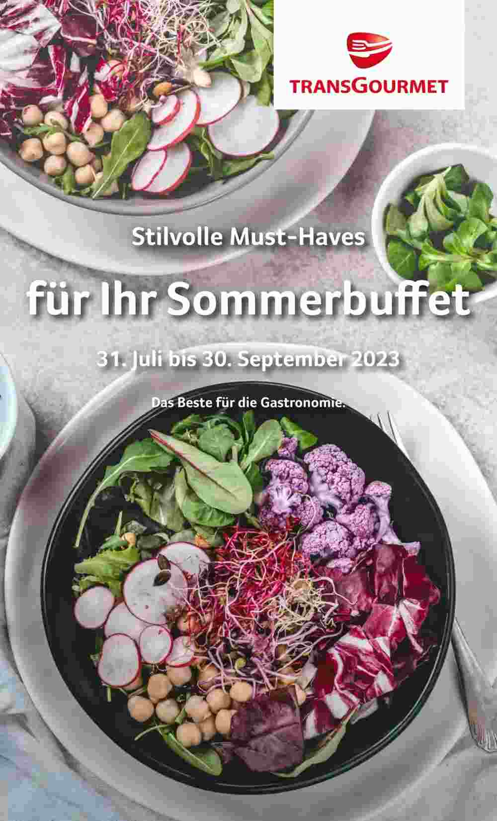 Transgourmet Flugblatt (ab 30.07.2023) - Angebote und Prospekt - Seite 1