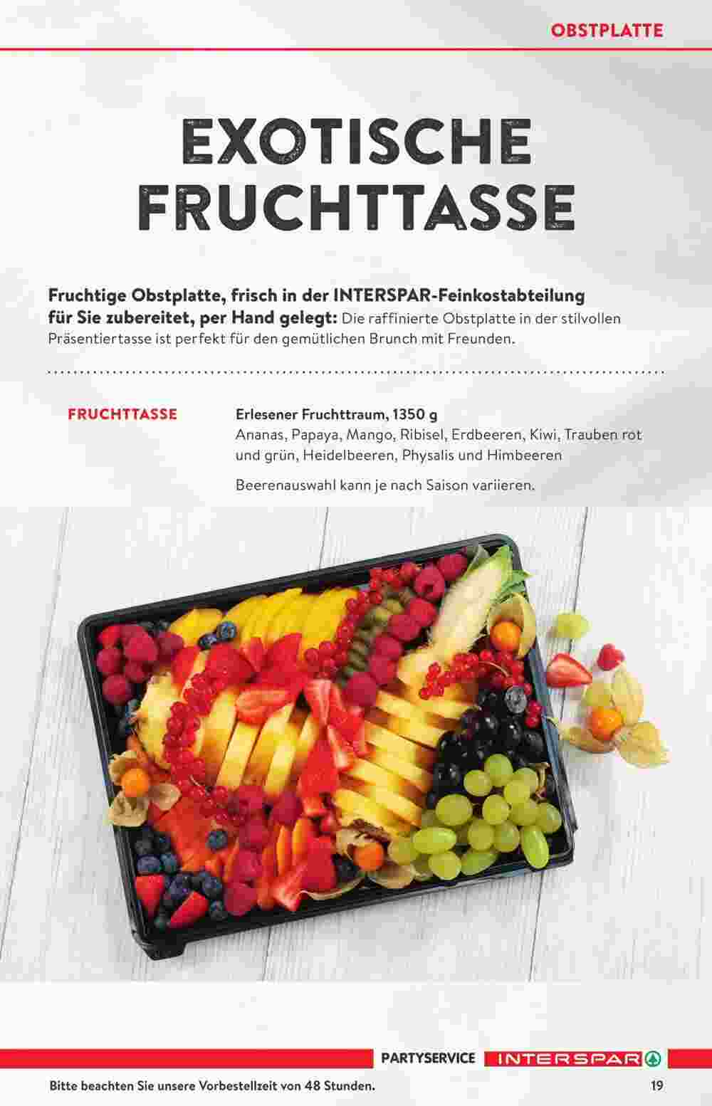 Interspar Restaurant Flugblatt (ab 31.07.2023) - Angebote und Prospekt - Seite 19