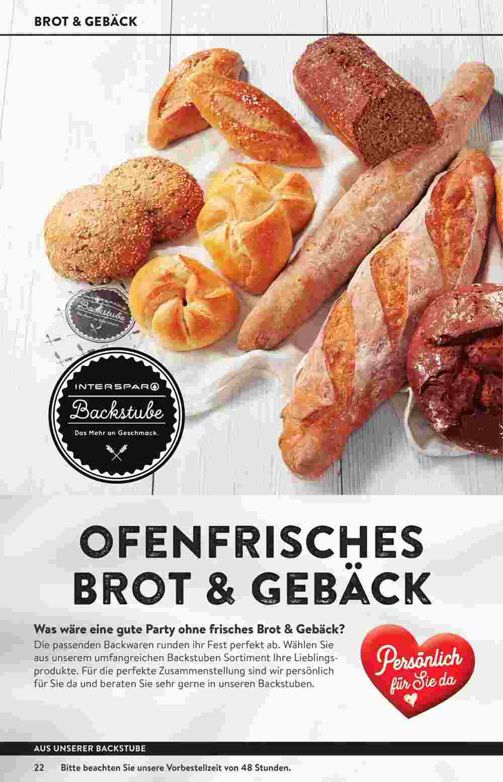 Interspar Restaurant Flugblatt (ab 31.07.2023) - Angebote und Prospekt - Seite 22