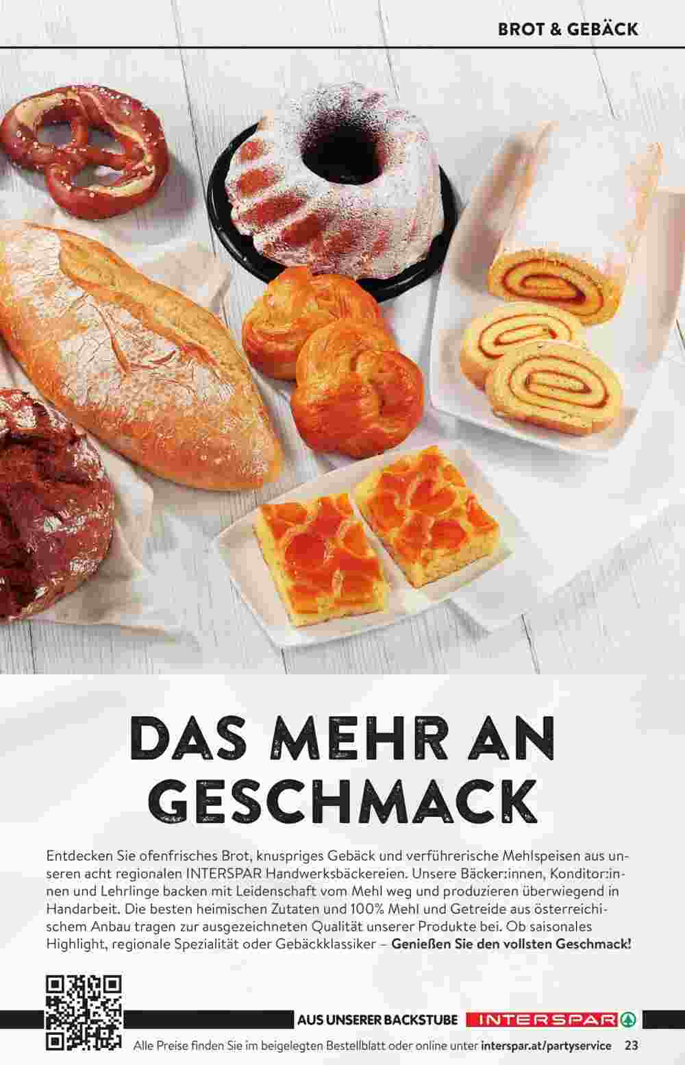 Interspar Restaurant Flugblatt (ab 31.07.2023) - Angebote und Prospekt - Seite 23