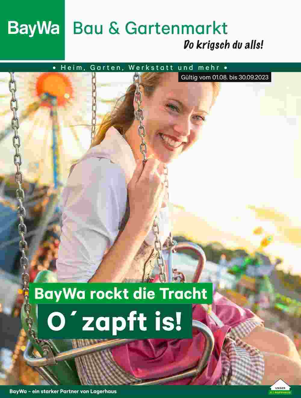 BayWa Flugblatt (ab 01.08.2023) - Angebote und Prospekt - Seite 1