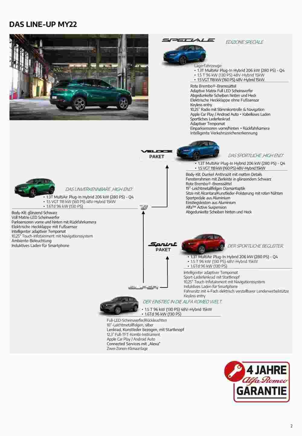 Alfa Romeo Flugblatt (ab 02.08.2023) - Angebote und Prospekt - Seite 2
