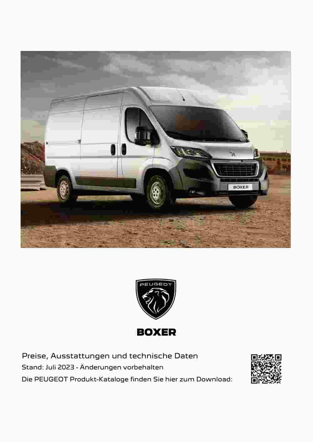 Peugeot Flugblatt (ab 02.08.2023) - Angebote und Prospekt - Seite 1