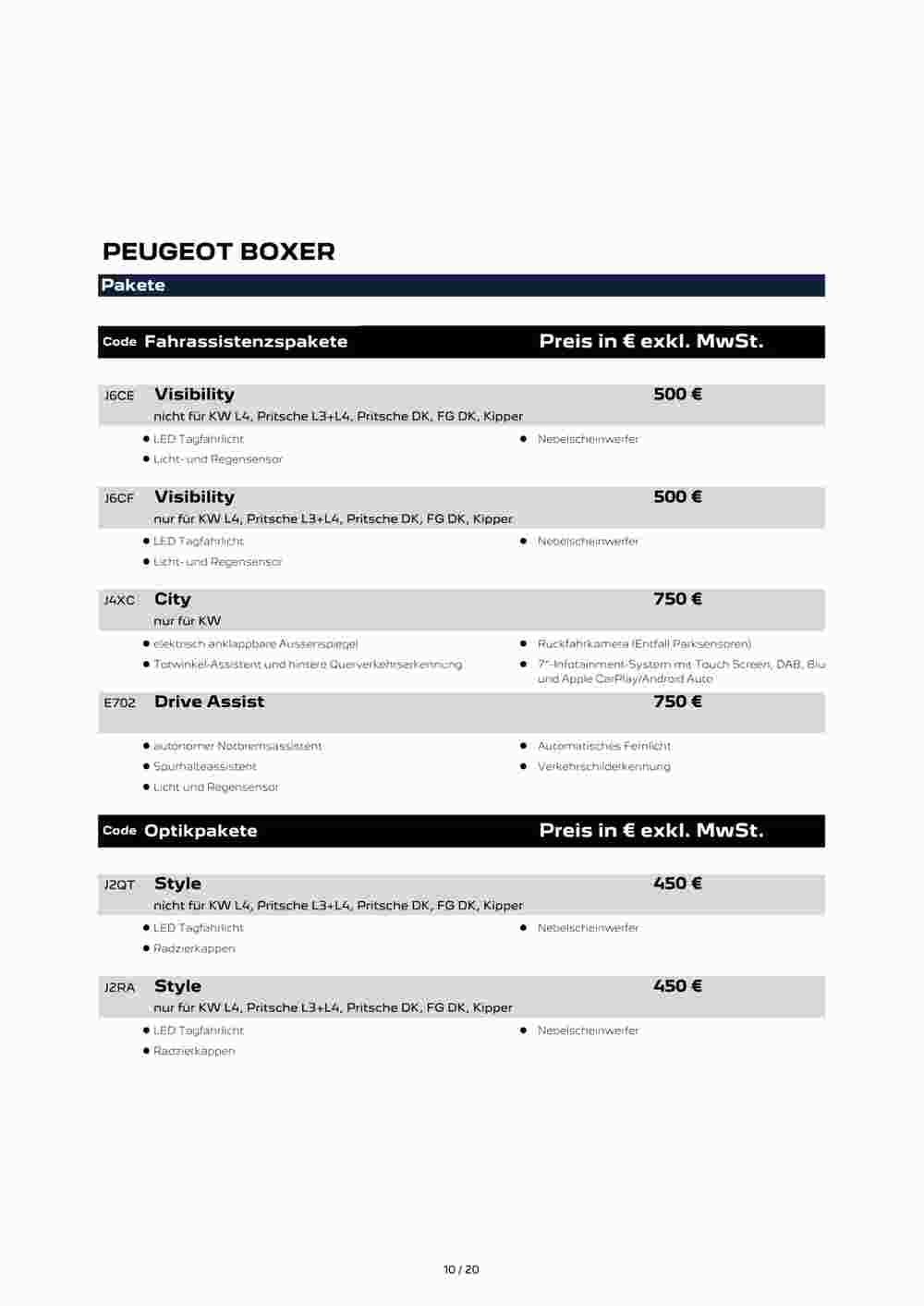 Peugeot Flugblatt (ab 02.08.2023) - Angebote und Prospekt - Seite 10