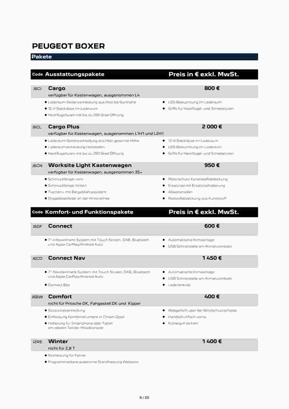 Peugeot Flugblatt (ab 02.08.2023) - Angebote und Prospekt - Seite 9