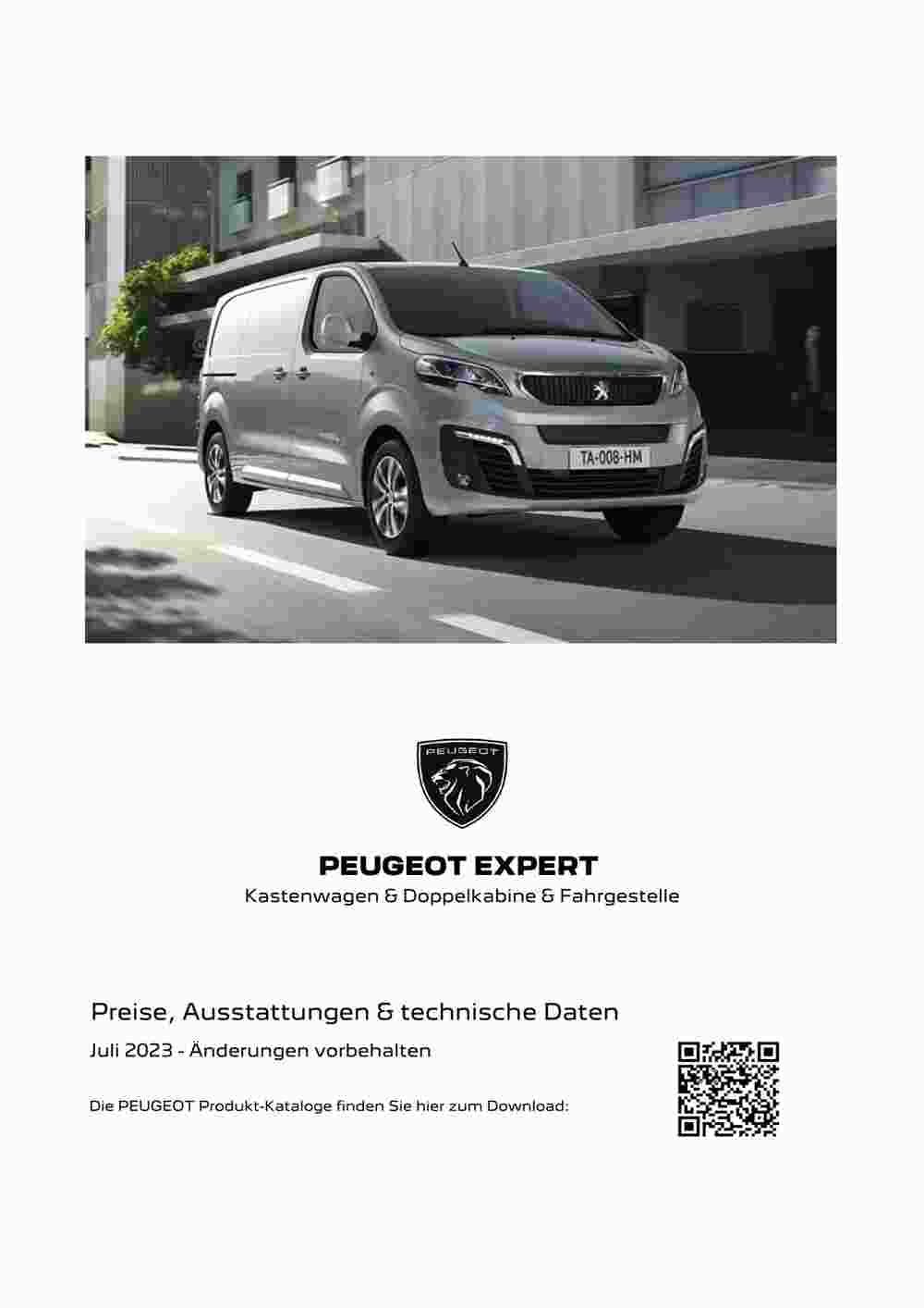 Peugeot Flugblatt (ab 02.08.2023) - Angebote und Prospekt - Seite 1