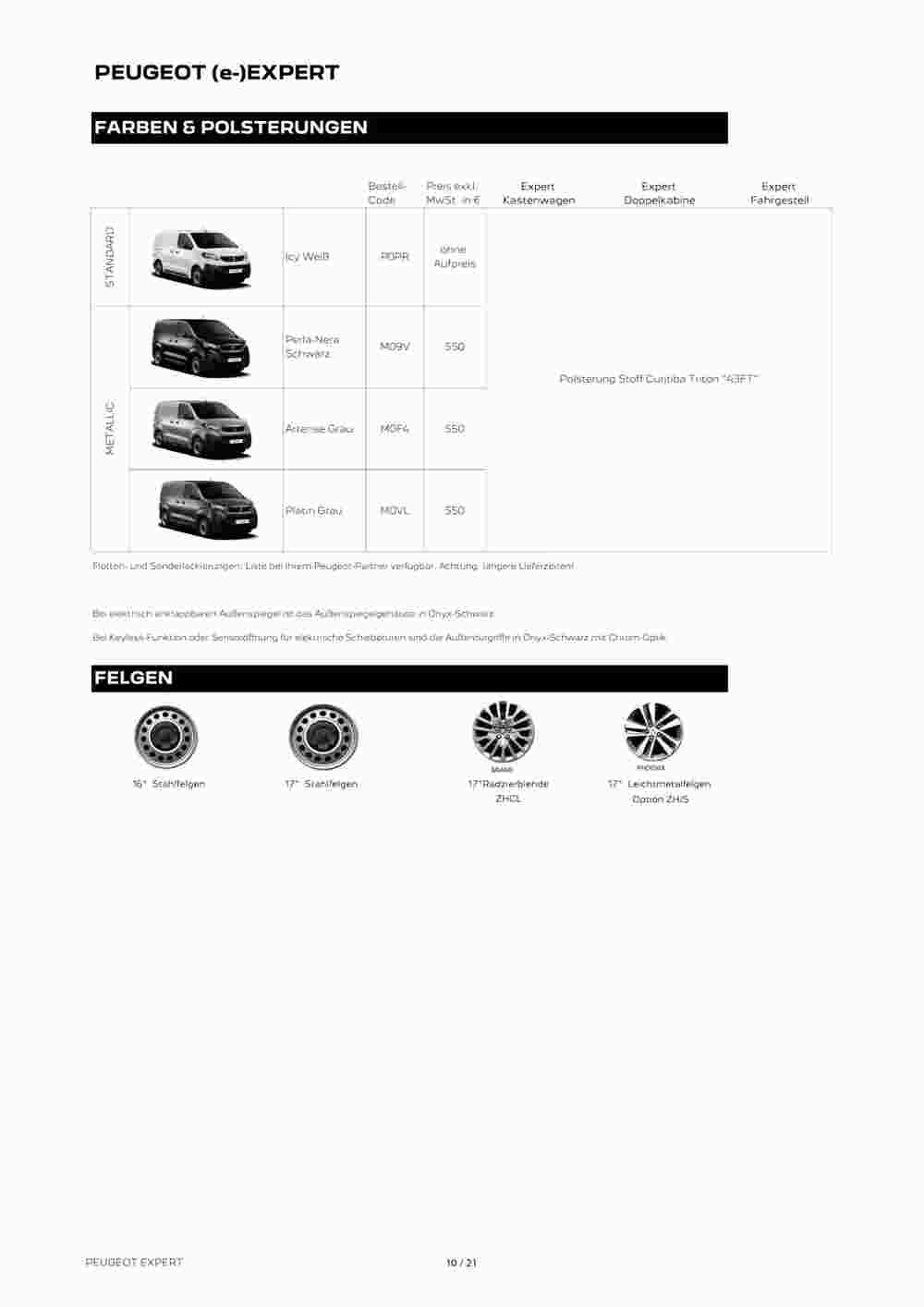 Peugeot Flugblatt (ab 02.08.2023) - Angebote und Prospekt - Seite 10