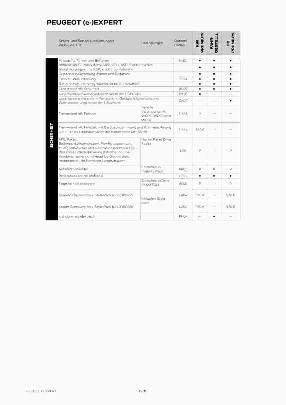 Peugeot Flugblatt (ab 02.08.2023) - Angebote und Prospekt - Seite 7