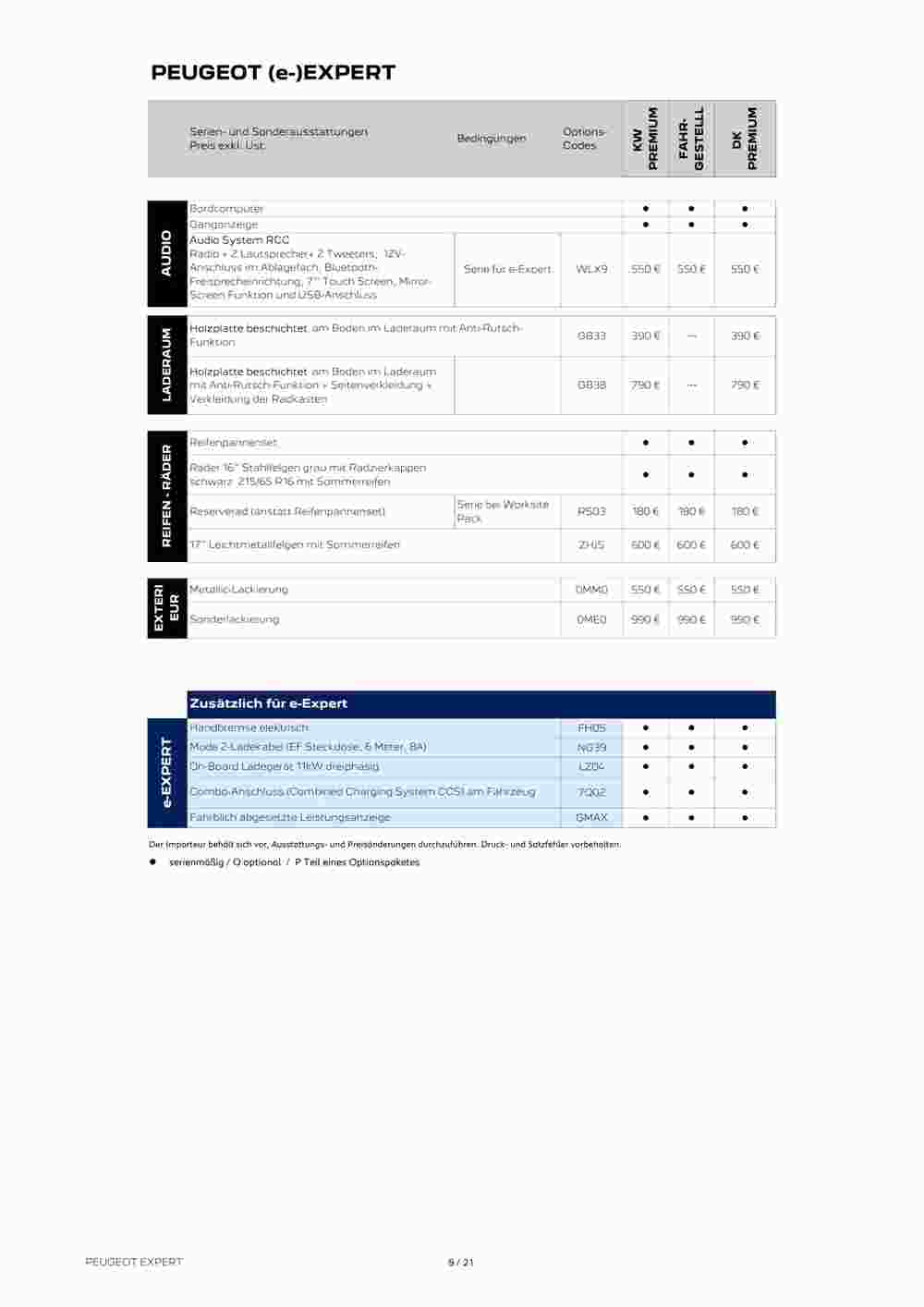 Peugeot Flugblatt (ab 02.08.2023) - Angebote und Prospekt - Seite 9