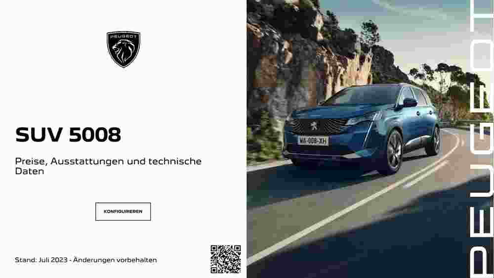 Peugeot Flugblatt (ab 02.08.2023) - Angebote und Prospekt - Seite 1