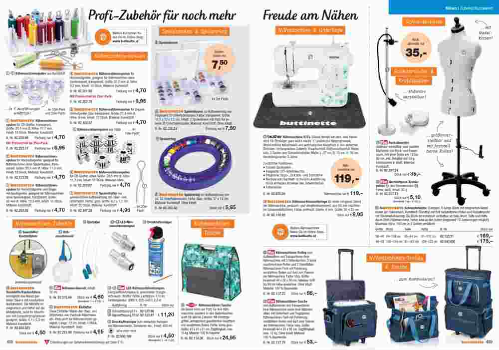 Buttinette Flugblatt (ab 21.08.2023) - Angebote und Prospekt - Seite 245