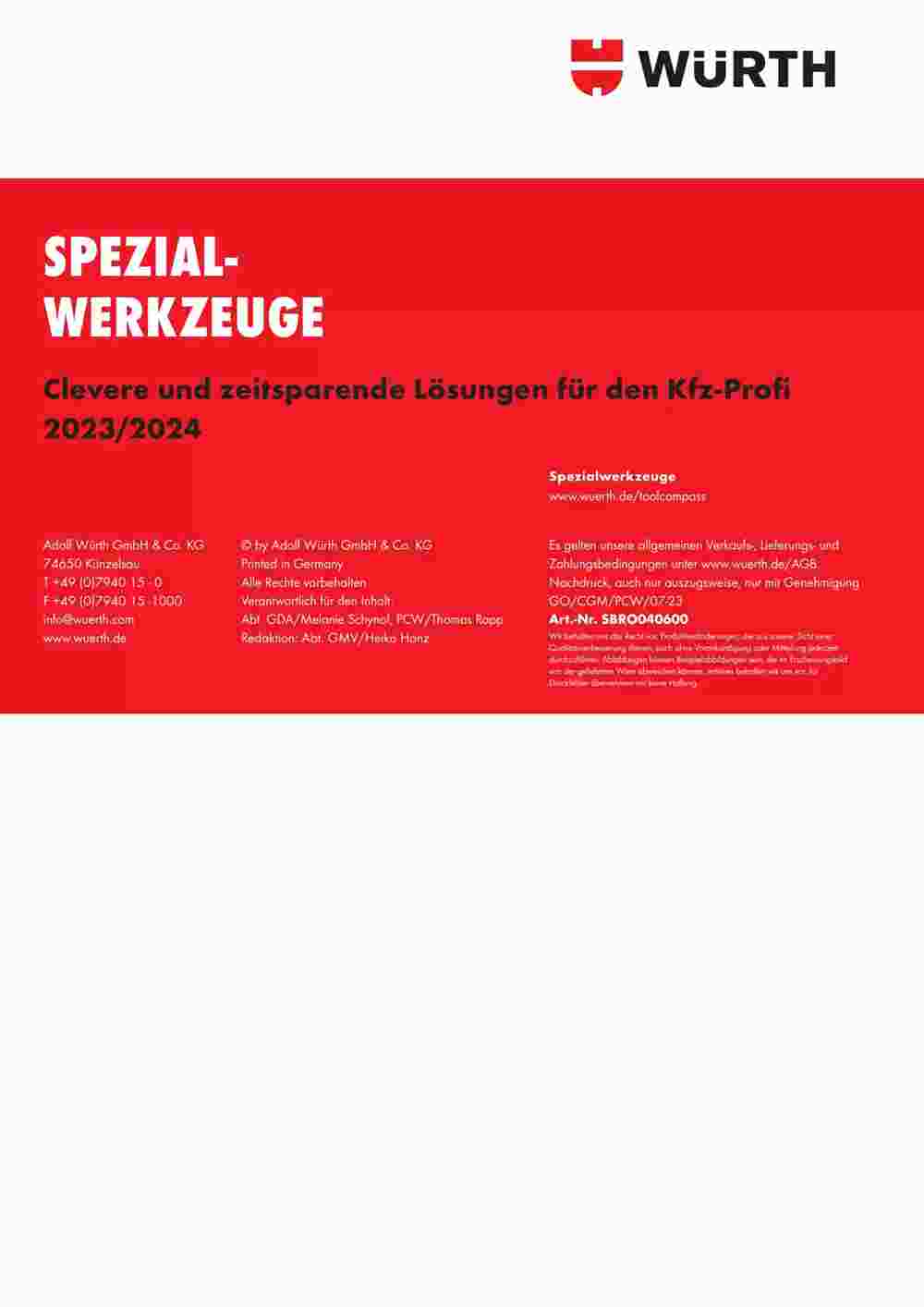 Würth Flugblatt (ab 01.09.2023) - Angebote und Prospekt - Seite 160