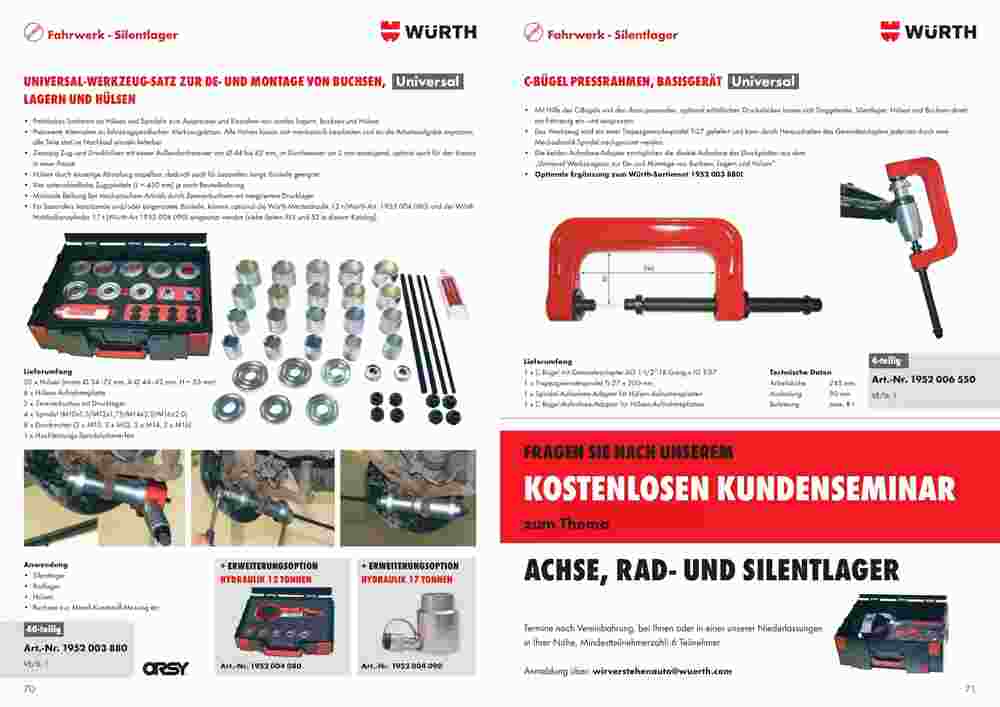 Würth Flugblatt (ab 01.09.2023) - Angebote und Prospekt - Seite 36