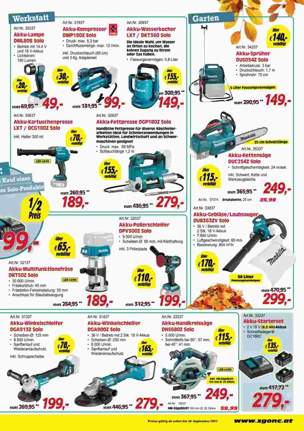 Zgonc Flugblatt (ab 01.09.2023) - Angebote und Prospekt - Seite 3