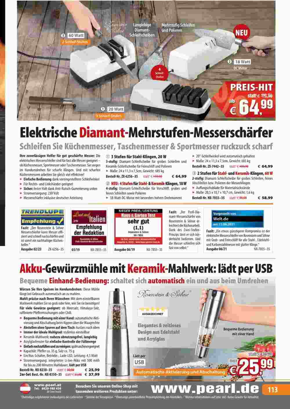 Pearl Flugblatt (ab 01.09.2023) - Angebote und Prospekt - Seite 113