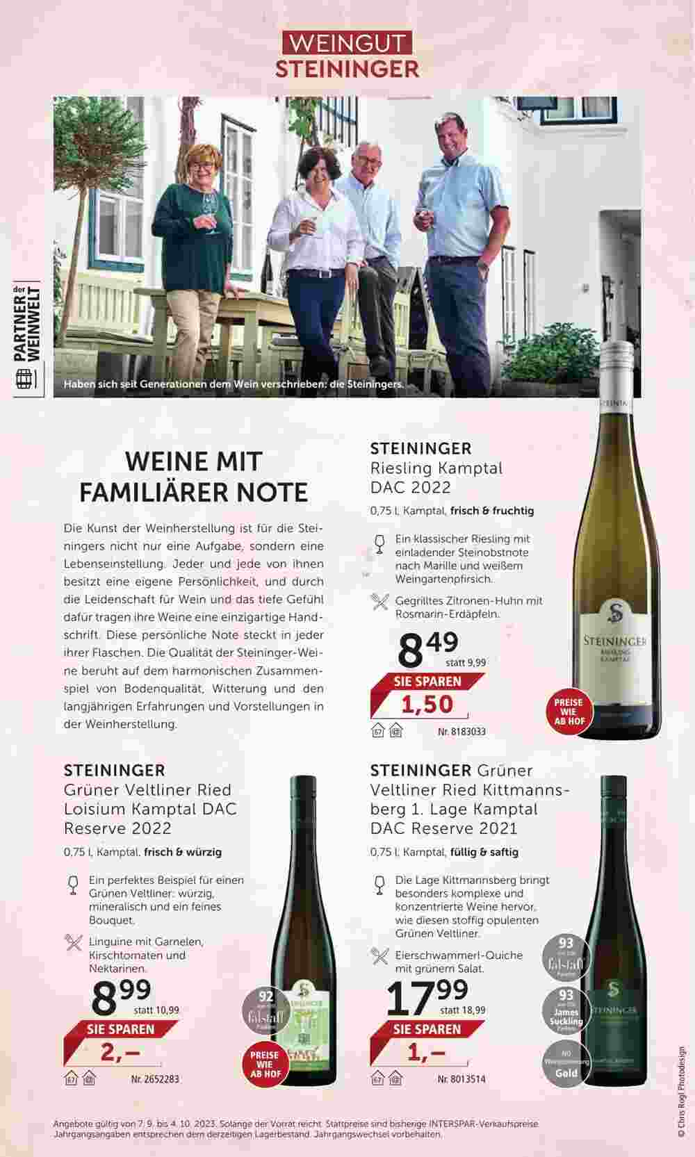 Weinwelt Interspar Flugblatt (ab 01.09.2023) - Angebote und Prospekt - Seite 2