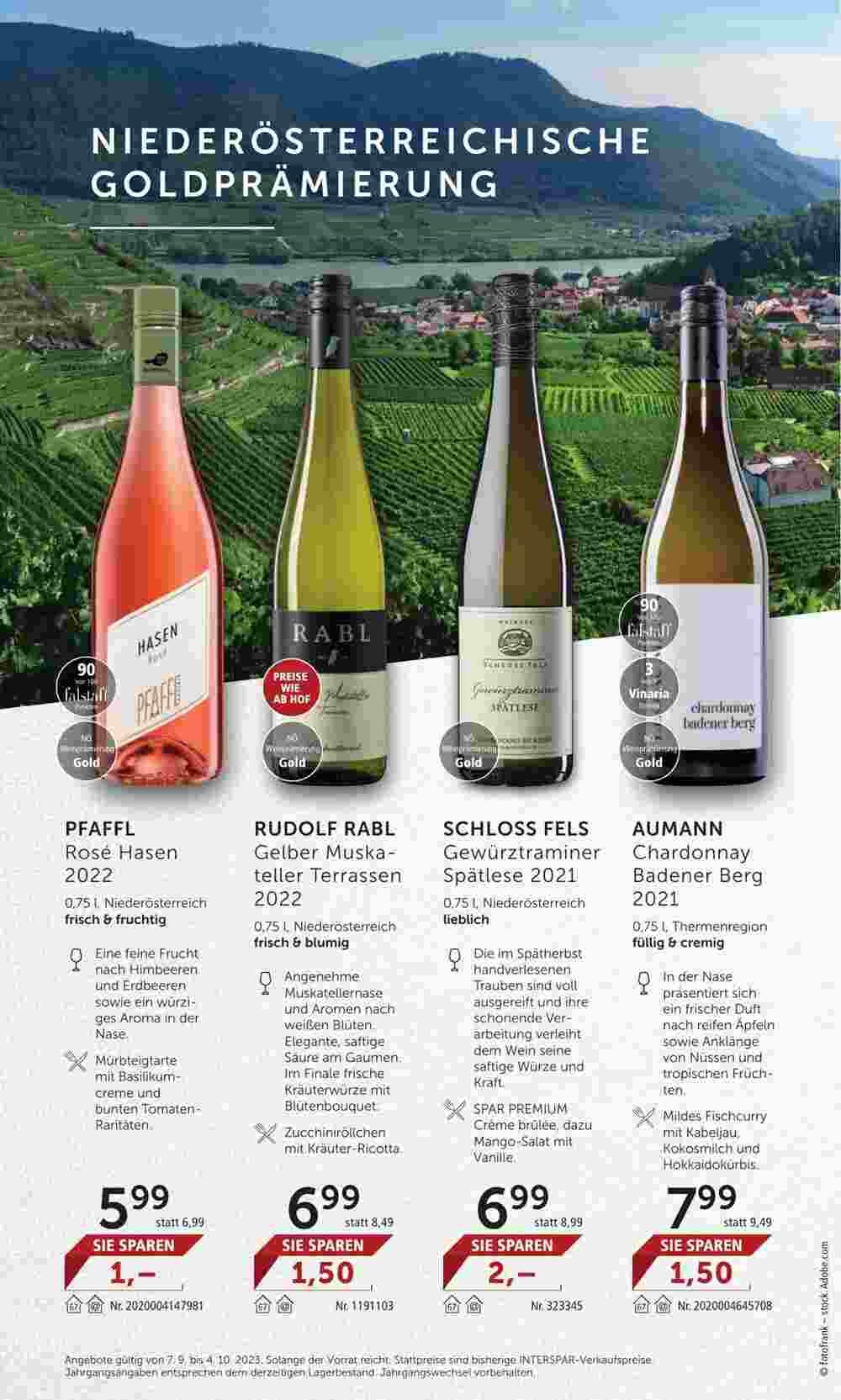 Weinwelt Interspar Flugblatt (ab 01.09.2023) - Angebote und Prospekt - Seite 6