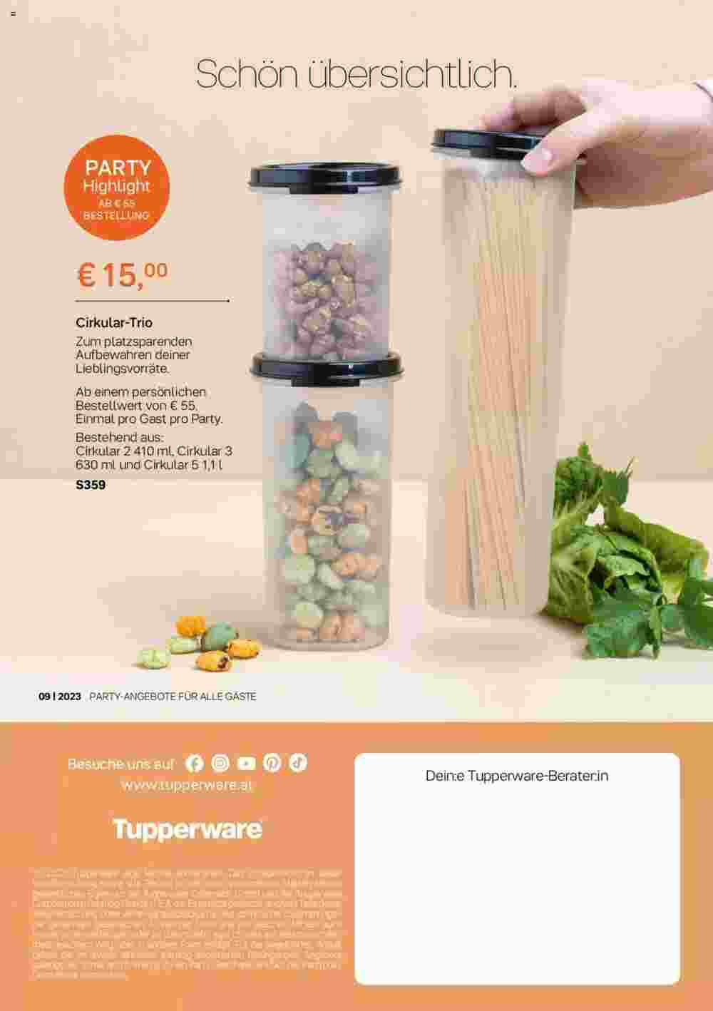 Tupperware Flugblatt (ab 04.09.2023) - Angebote und Prospekt - Seite 12