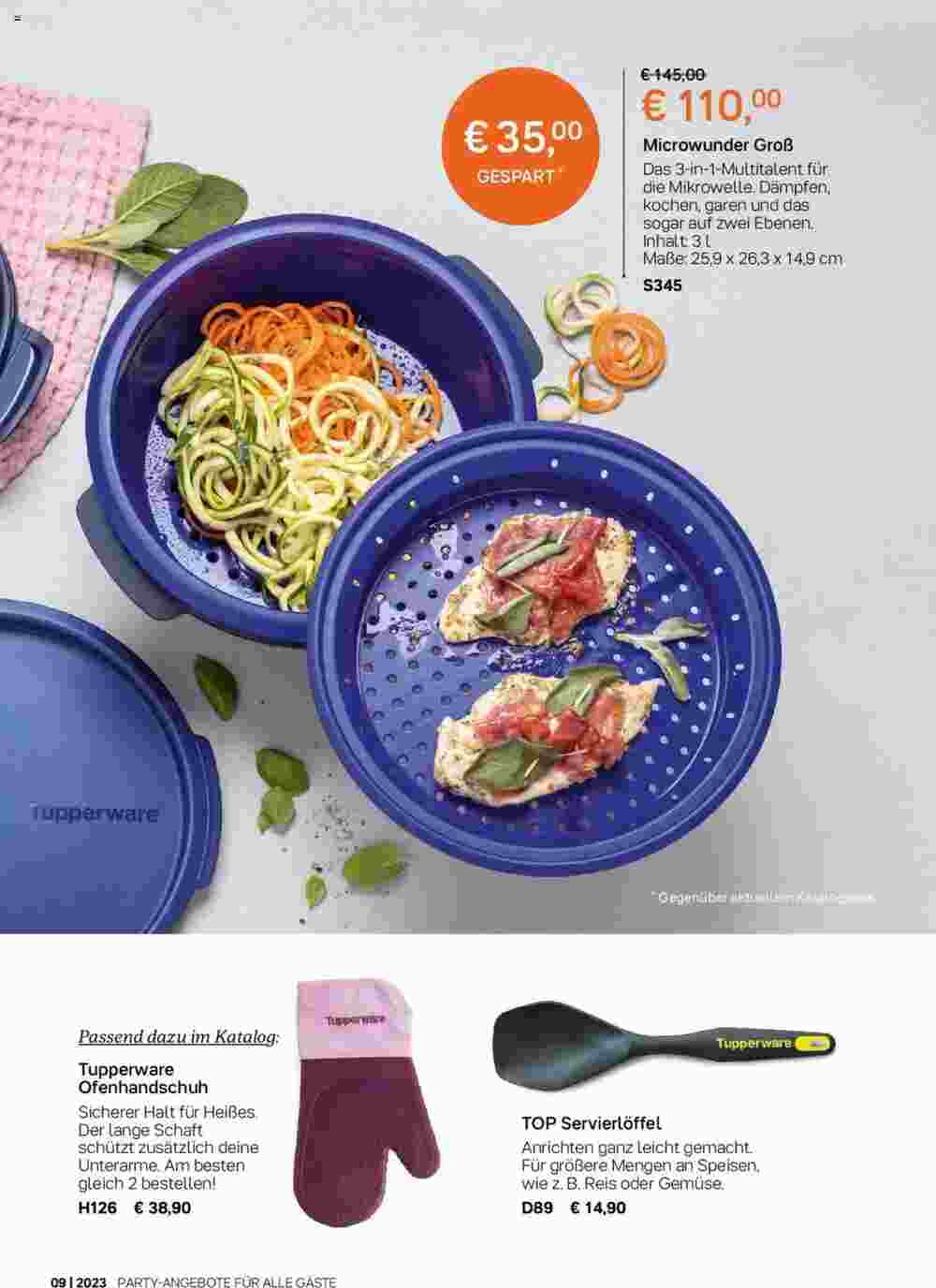 Tupperware Flugblatt (ab 04.09.2023) - Angebote und Prospekt - Seite 3