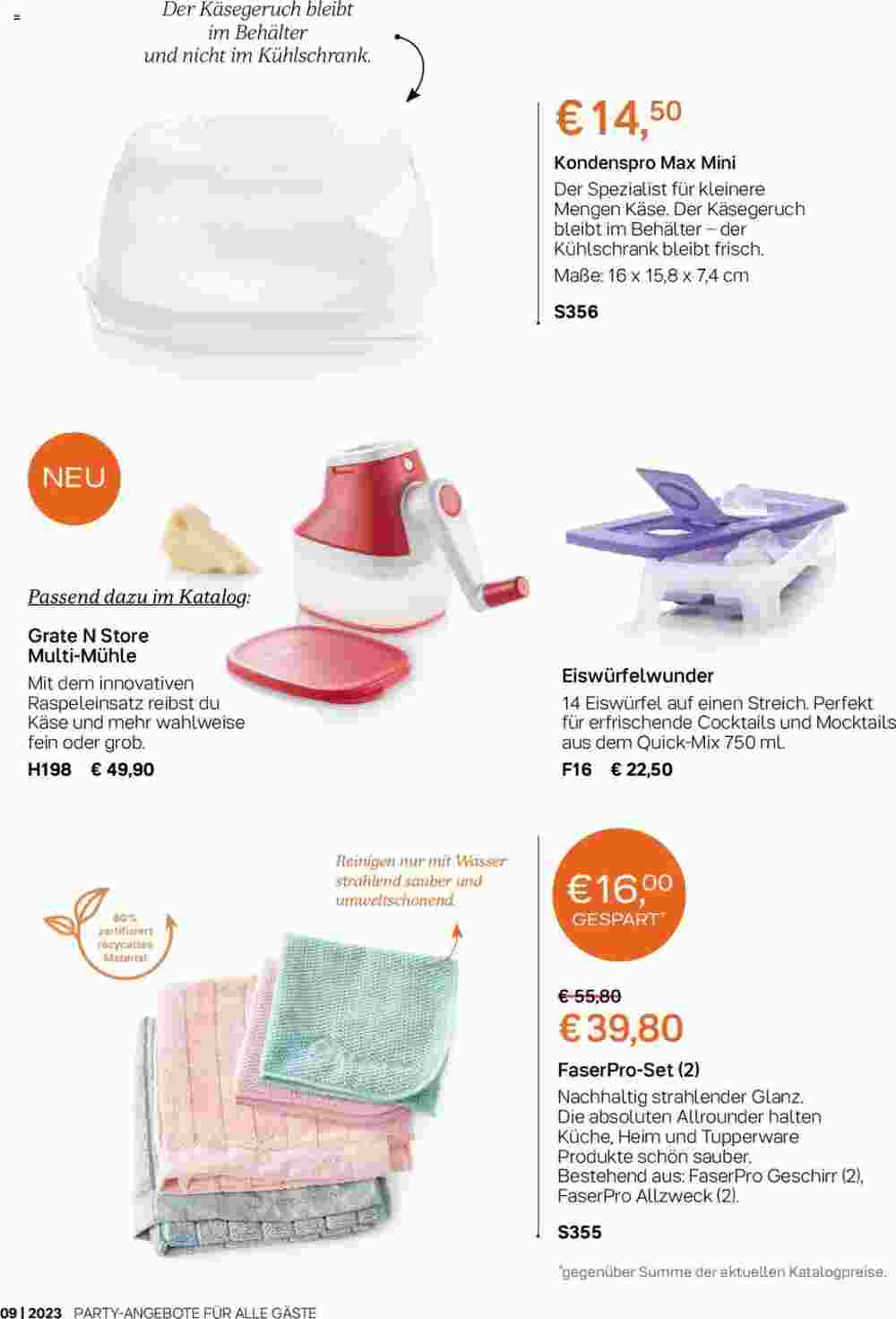 Tupperware Flugblatt (ab 04.09.2023) - Angebote und Prospekt - Seite 5