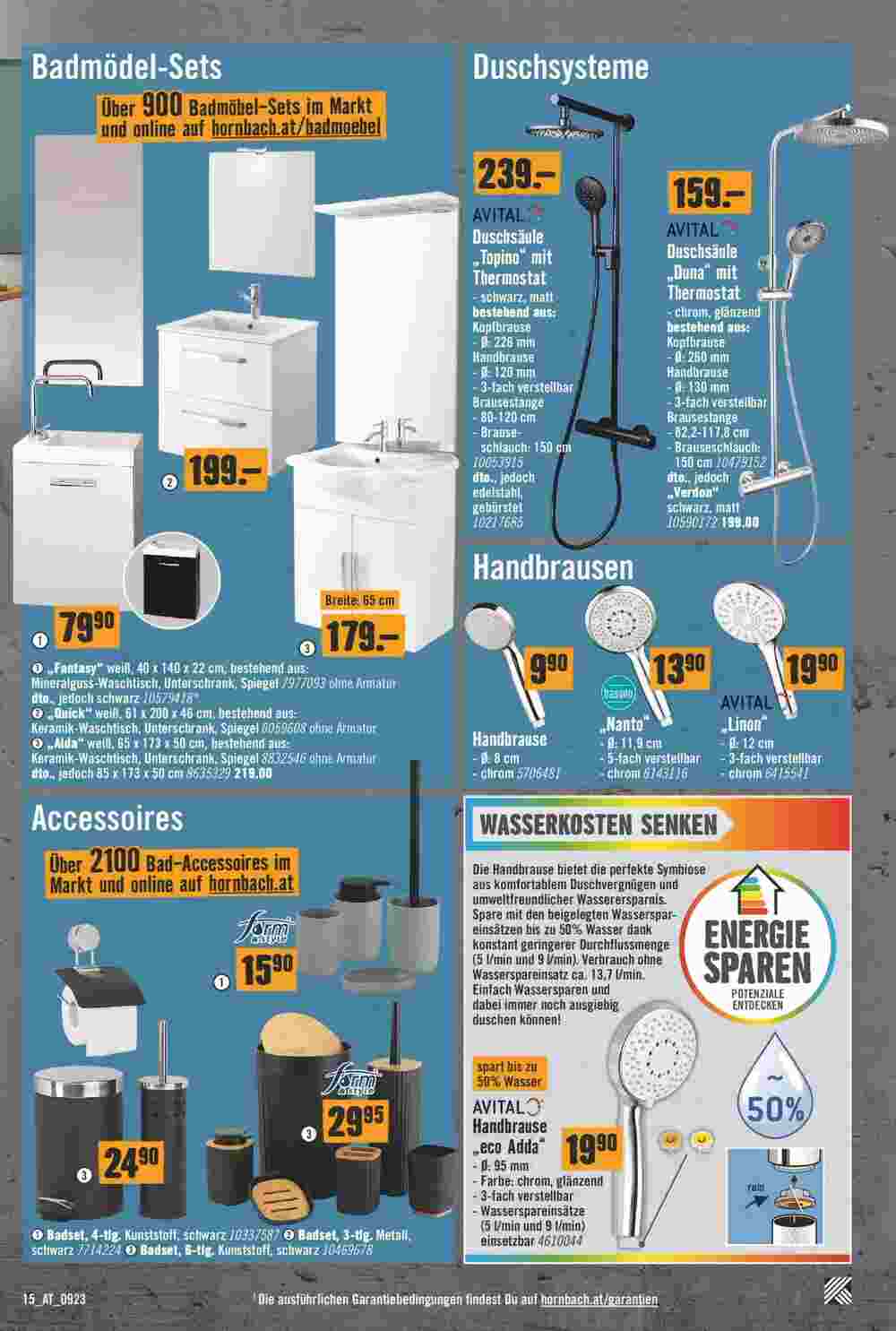 Hornbach Flugblatt (ab 04.09.2023) - Angebote und Prospekt - Seite 15