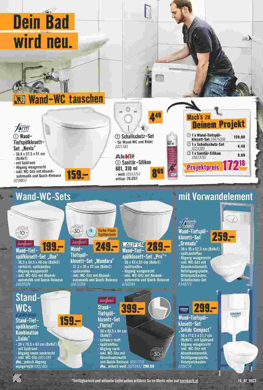 Hornbach Flugblatt (ab 04.09.2023) - Angebote und Prospekt - Seite 16