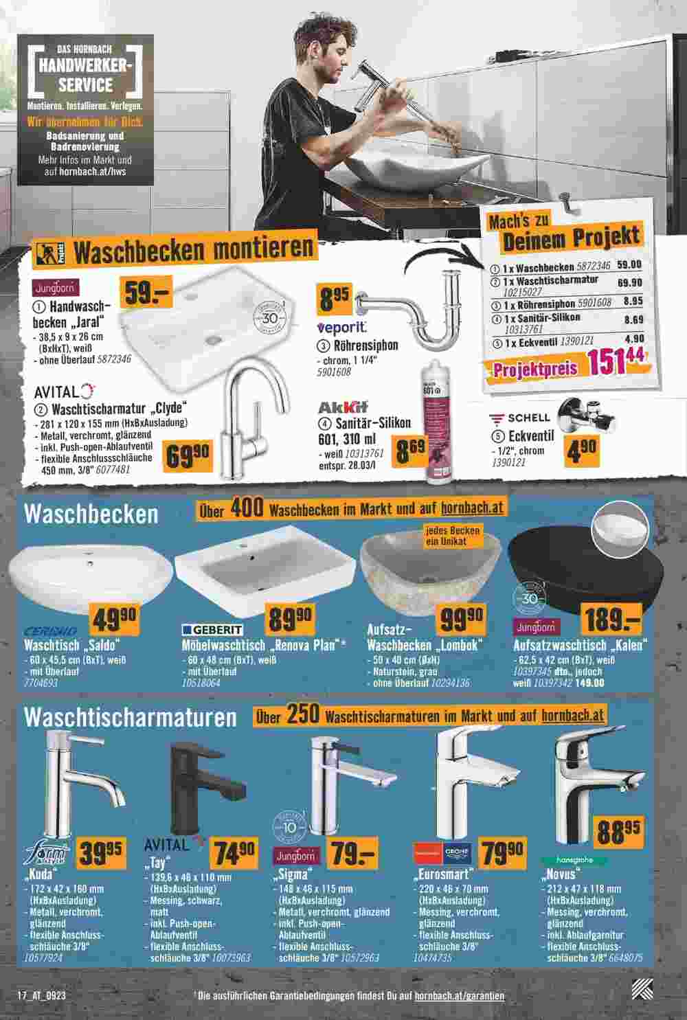 Hornbach Flugblatt (ab 04.09.2023) - Angebote und Prospekt - Seite 17