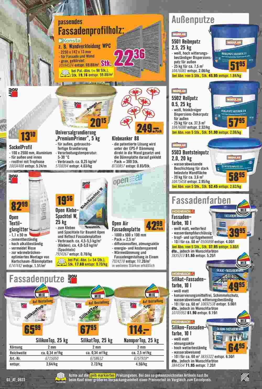 Hornbach Flugblatt (ab 04.09.2023) - Angebote und Prospekt - Seite 3