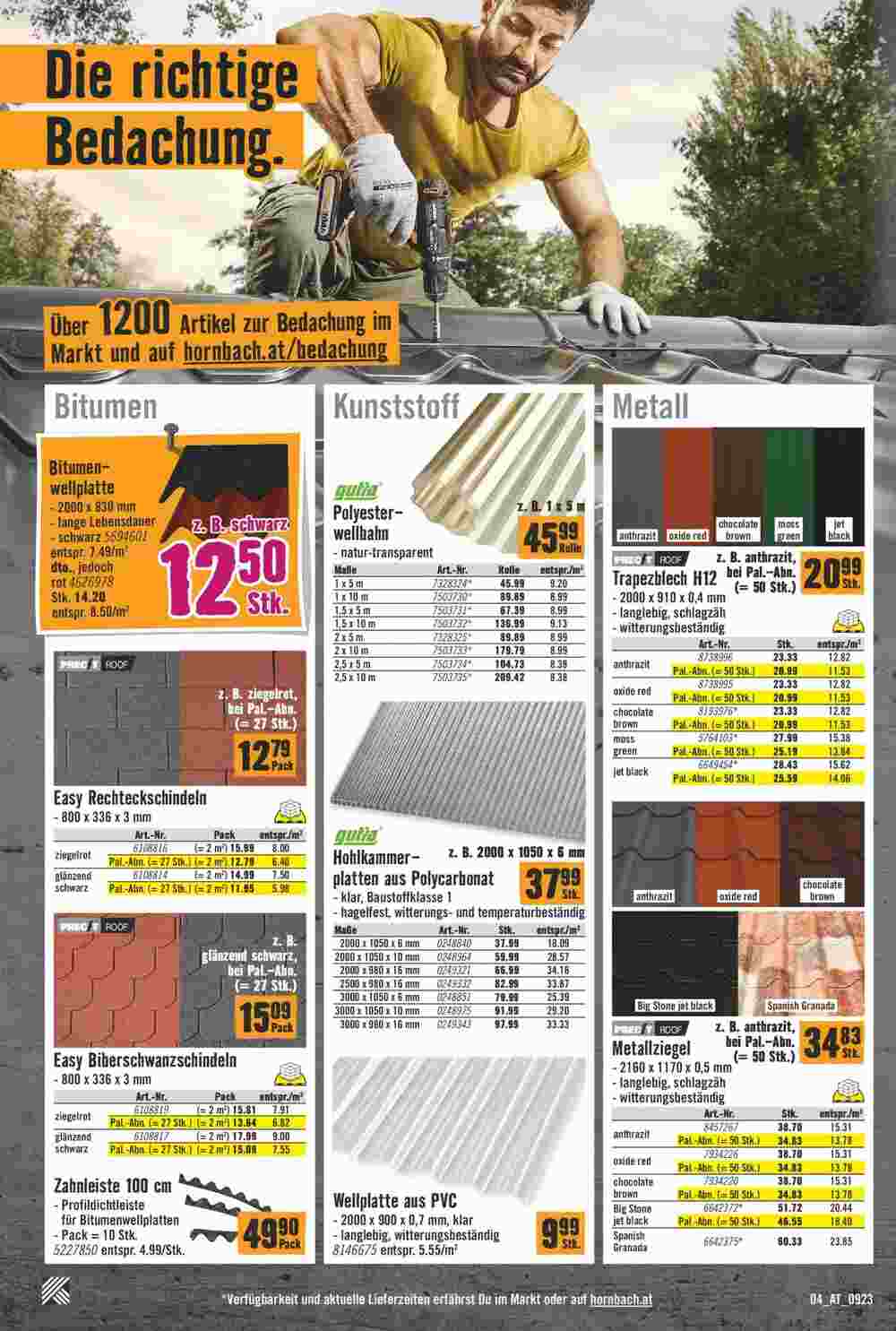 Hornbach Flugblatt (ab 04.09.2023) - Angebote und Prospekt - Seite 4