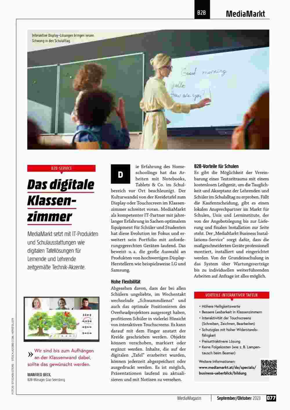 Media Markt Flugblatt (ab 06.09.2023) - Angebote und Prospekt - Seite 77