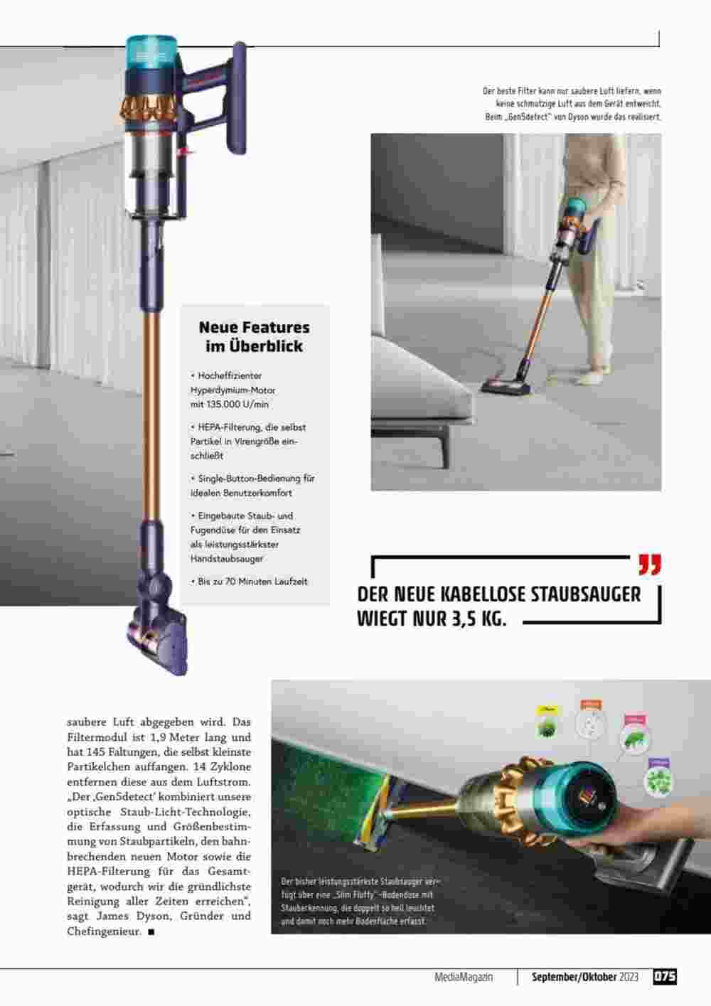 Media Markt Flugblatt (ab 06.09.2023) - Angebote und Prospekt - Seite 75