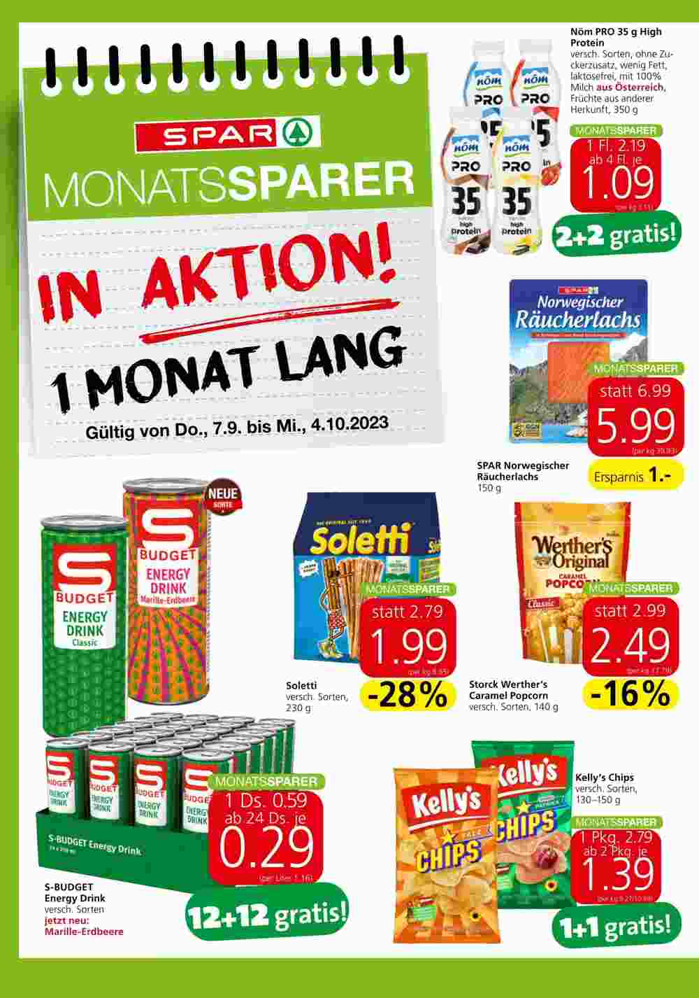 Spar Flugblatt (ab 07.09.2023) - Angebote und Prospekt - Seite 2